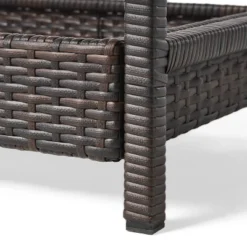 Savona Wicker Outdoor Serving Cart - Brown - Christopher Knight Home -Garden Furniture Store GUEST 53586886 689f 4592 9094 a8962a3a97f5