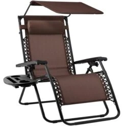 Best Choice Products Folding Zero Gravity Recliner Patio Lounge Chair W/ Canopy Shade, Headrest, Tray -Garden Furniture Store GUEST 53cddfcd 412c 4df1 8b08 0a7a77a3db5a