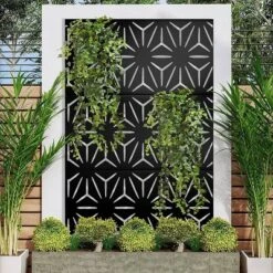 NewTown Decorative Outdoor Privacy Screen Panels, Metal Laser Cut Privacy Screen Decorative Patio Metal Fence For Outdoor Indoor Decor-The Pop Home -Garden Furniture Store GUEST 553143cd 1f6b 4872 9a0b 2d0b6b64c007