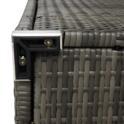 4pc Wicker Patio Conversation Set With Cushions - Gray/Beige - GODEER 33 4pc Wicker Patio Conversation Set With Cushions - Gray/Beige - GODEER -Garden Furniture Store GUEST 558d40e8 d1bd 4ae6 b3bb d4551e782c7a