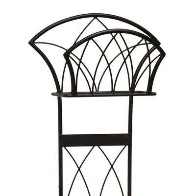 Liberty Garden LBG116 Steel Decorative Garden Hose Stand With Gothic Design For Backyard, Garden, Or Home In Patina Brown 1 Liberty Garden LBG116 Steel Decorative Garden Hose Stand With Gothic Design For Backyard, Garden, Or Home In Patina Brown