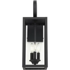 John Timberland Mira Modern Outdoor Wall Light Fixture Flat Black 21 1/2" Clear Glass For Post Exterior Barn Deck House Porch Yard Posts Patio Home 11 John Timberland Mira Modern Outdoor Wall Light Fixture Flat Black 21 1/2" Clear Glass For Post Exterior Barn Deck House Porch Yard Posts Patio Home -Garden Furniture Store GUEST 5819adfe 0f59 4d7a 994c f2ac14ef06a8