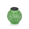 2pk Round Decorative Outdoor Lanterns Green - Techko Maid