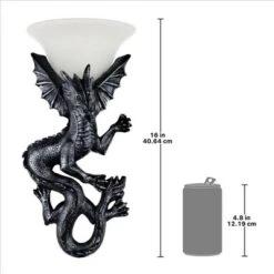 Design Toscano Heraldic Dragon Of Ravenscraig Castle Illuminated Wall Sculptures: Set Of Two -Garden Furniture Store GUEST 5be4f8ff 1e3b 45fb ba9e 329611b8f9f4