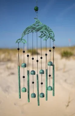 Dawhud Direct 28.5" H Dolphin Wind Chimes -Garden Furniture Store GUEST 6030eb48 699f 41bc 9d34 292d1308521f