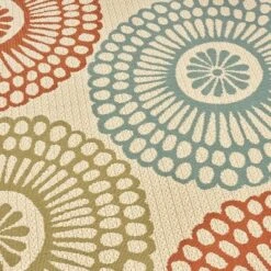 Seastar Medallion Outdoor Rug Ivory - Christopher Knight Home -Garden Furniture Store GUEST 6041c2b1 d3a7 4dbb 814f a7764af88aa6