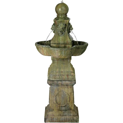 John Timberland Tuscan Garden Pedestal Rustic Bubbler Outdoor Floor Water Fountain 54" For Yard Garden Patio Home Deck Porch House Exterior Balcony 3 John Timberland Tuscan Garden Pedestal Rustic Bubbler Outdoor Floor Water Fountain 54" For Yard Garden Patio Home Deck Porch House Exterior Balcony - Image 3