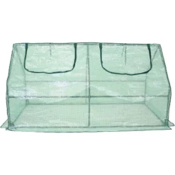 Sunnydaze Decor Sunnydaze Outdoor Portable Plant Shelter Mini Greenhouse With Double Zipper Doors And Cover - Green -Garden Furniture Store GUEST 60efa126 06a9 4cee 9657 e9c671361fdb