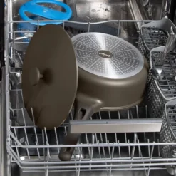 Goodful 3qt Cast Aluminum, Ceramic Deep Cooker With Lid, Side Handle And Long Handle -Garden Furniture Store GUEST 61240bb2 7b35 4199 9933 8129901da80c