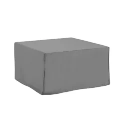 Outdoor Square Table & Ottoman Furniture Cover - Gray - Crosley -Garden Furniture Store GUEST 624371cd dbae 451c aa70 fe2f8c9212f7