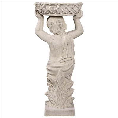 Design Toscano Young Bacchus With Basket Planter Garden Statue: Bacchus Left 5 Design Toscano Young Bacchus With Basket Planter Garden Statue: Bacchus Left - Image 5