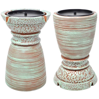 12.75" Pisa Instant Cordless Fountain Patina Copper - Bernini 2 12.75" Pisa Instant Cordless Fountain Patina Copper - Bernini - Image 2