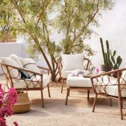 2pc Britanna Outdoor Patio Chairs, Club Chairs Natural - Opalhouse™ -Garden Furniture Store GUEST 6385c2ea 6b29 41a9 8f22 4a71cfddc595