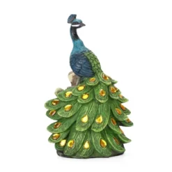Techko Maid Peacock Calm Solar Outdoor Garden Statue Decor With Spotlight 16 Techko Maid Peacock Calm Solar Outdoor Garden Statue Decor With Spotlight -Garden Furniture Store GUEST 63c7f172 2e27 42d0 ad09 6e19f0b3e927