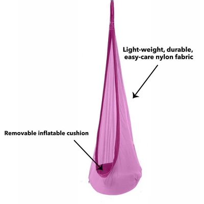 HugglePod Lite Indoor/Outdoor Nylon Hanging Chair With Inflatable Cushion 3 HugglePod Lite Indoor/Outdoor Nylon Hanging Chair With Inflatable Cushion - Image 3