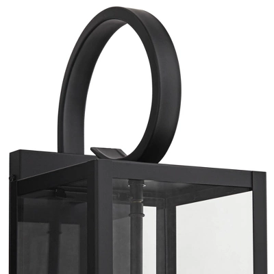 John Timberland Mira Modern Outdoor Wall Light Fixture Flat Black 21 1/2" Clear Glass For Post Exterior Barn Deck House Porch Yard Posts Patio Home 2 John Timberland Mira Modern Outdoor Wall Light Fixture Flat Black 21 1/2" Clear Glass For Post Exterior Barn Deck House Porch Yard Posts Patio Home - Image 2
