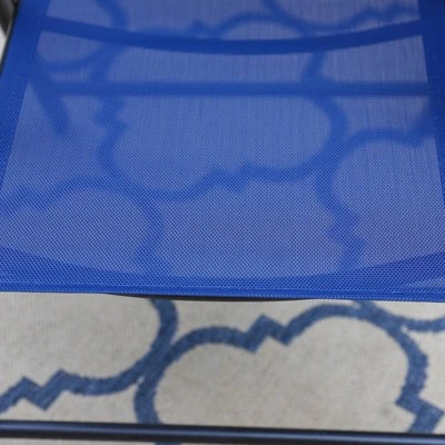 2pk Outdoor 7 Position Arm Chairs With High Backs & Aluminum Frames - Captiva Designs 10 2pk Outdoor 7 Position Arm Chairs With High Backs & Aluminum Frames - Captiva Designs - Image 10