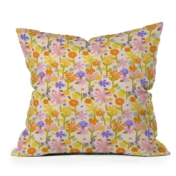 Alja Horvat Flower Power Outdoor Throw Pillow - Deny Designs -Garden Furniture Store GUEST 6649b947 756f 457d a4e9 a750e5dccb3c