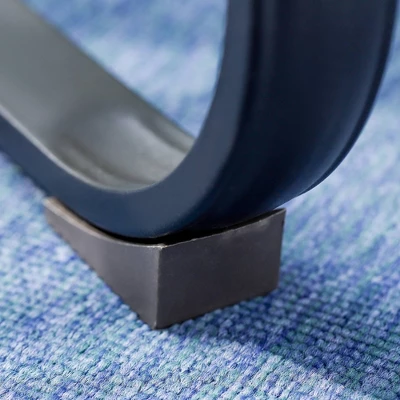 Patio Set With Steel Table With 1.57" Umbrella Hole & Metal Padded Sling C-Spring Arm Chairs - Captiva Designs 13 Patio Set With Steel Table With 1.57" Umbrella Hole & Metal Padded Sling C-Spring Arm Chairs - Captiva Designs - Image 13