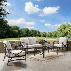 6pc Kaplan Outdoor Seating Set Oatmeal - Crosley 8 6pc Kaplan Outdoor Seating Set Oatmeal - Crosley -Garden Furniture Store GUEST 67558f55 472b 49d8 8484 2dca8f5b1e36
