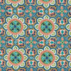 Lagoa Tile Flamingo Outdoor Bench Cushion Blue - Pillow Perfect