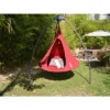 The Hamptons Collection 72” Red Two Person Hanging Cacoon Chair With Hanging Hardware