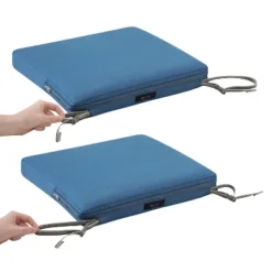 Ravenna Water-Resistant Patio Seat Cushion - Classic Accessories 20 Ravenna Water-Resistant Patio Seat Cushion - Classic Accessories -Garden Furniture Store GUEST 699ab2ee 86bb 4762 bf4d ab26bc297e0f