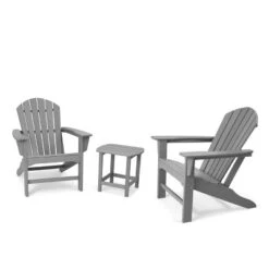 3pk Seating Set With Plastic Resin Adirondack Chairs & Side Table - EDYO LIVING 23 3pk Seating Set With Plastic Resin Adirondack Chairs & Side Table - EDYO LIVING -Garden Furniture Store GUEST 6bd34f4d eaa6 4d18 b107 612ad80af80e