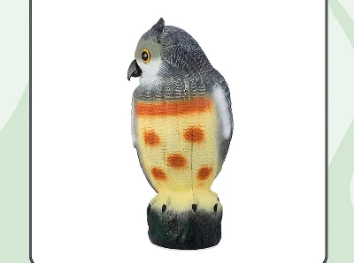 BIRD BLINDER Fake Owl Decoy & Bird Deterrent 2 BIRD BLINDER Fake Owl Decoy & Bird Deterrent - Image 2