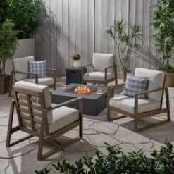 Belgian 6pc Acacia Wood Fire Conversation Set - Christopher Knight Home 14 Belgian 6pc Acacia Wood Fire Conversation Set - Christopher Knight Home -Garden Furniture Store GUEST 6df66b73 5983 4cf3 a3dd 196512adf292