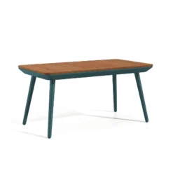 3pc Peakey Aluminum Patio Conversation Set Gray/Green/Oak - MiBasics -Garden Furniture Store GUEST 6e684450 52d3 4482 878b 90a4f567aeaf