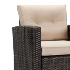 5pc Wicker Outdoor Conversation Set - EDYO LIVING -Garden Furniture Store GUEST 6e8dd92f 7a9d 4fa9 b052 61721b19b6be