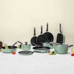 BergHOFF Sage And Slate Non-stick Aluminum Frying Pan 14 BergHOFF Sage And Slate Non-stick Aluminum Frying Pan -Garden Furniture Store GUEST 6f31ef8f 07c1 4ad3 9217 e1da05fcfa41