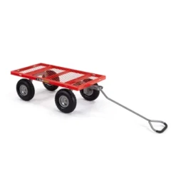 Gorilla Cart 800lbs. Capacity Heavy Duty Durable Steel Mesh Flatbed Garden Utility Wagon - Red 7 Gorilla Cart 800lbs. Capacity Heavy Duty Durable Steel Mesh Flatbed Garden Utility Wagon - Red -Garden Furniture Store GUEST 6f45e86b 5b22 49c5 aff1 53658d2c1388