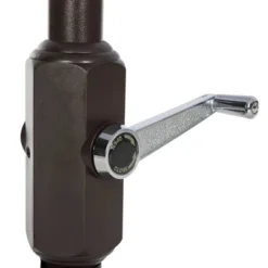 9.8' X 6.6' Rectangular Athens Umbrella Navy/White - Safavieh -Garden Furniture Store GUEST 70957e8d c85f 478e bb5d a3b8588df385