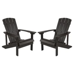 Flash Furniture Set Of 2 Charlestown All-Weather Poly Resin Wood Adirondack Chairs 35 Flash Furniture Set Of 2 Charlestown All-Weather Poly Resin Wood Adirondack Chairs -Garden Furniture Store GUEST 70dd4901 9a32 485c b91b a1961a623c43