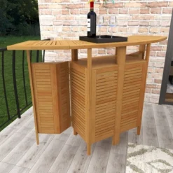 Patio Bar Table Teak - Olivia & May -Garden Furniture Store GUEST 724800b0 46d2 40e9 bfbc c4b3ac13d95e