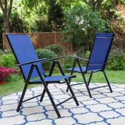 2pk Outdoor 7 Position Arm Chairs With High Backs & Aluminum Frames - Captiva Designs 27 2pk Outdoor 7 Position Arm Chairs With High Backs & Aluminum Frames - Captiva Designs -Garden Furniture Store GUEST 7355c553 6a1e 456b b534 64e1882fd6e2