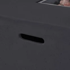 Cape Coral 3pc Aluminum And Rectangular MGO Fire Table Set - Gray - Christopher Knight Home -Garden Furniture Store GUEST 7404b8ed 1e2e 47ac b8a7 208022dba758