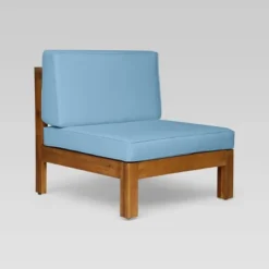 Brava 5pc Acacia Sectional Sofa Set - Teak/Blue - Christopher Knight Home 6 Brava 5pc Acacia Sectional Sofa Set - Teak/Blue - Christopher Knight Home -Garden Furniture Store GUEST 7437aa03 f7e0 4034 bf2f 053bbf6e6cf1