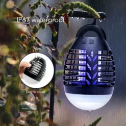 Dartwood Outdoor Bug Zapper - Waterproof, USB Rechargeable And Battery Powered Mosquito Killer, Insect Trap And Fly Swatter -Garden Furniture Store GUEST 750b0040 e554 4bfb 892e 28ac4e40a759