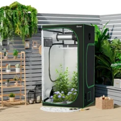 Costway 4x4 Grow Tent, 48''x48''x80'' High Reflective Mylar W/Observation Window GrayBlack 16 Costway 4x4 Grow Tent, 48''x48''x80'' High Reflective Mylar W/Observation Window GrayBlack -Garden Furniture Store GUEST 7572cb27 3089 45bb b779 68b6498bf23d