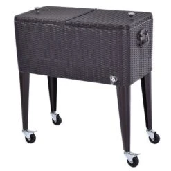 Costway Outdoor Rattan 80QT Party Portable Rolling Cooler Cart Ice Beer Beverage Chest 15 Costway Outdoor Rattan 80QT Party Portable Rolling Cooler Cart Ice Beer Beverage Chest -Garden Furniture Store GUEST 75a8d1bf 249b 4fa3 8c86 a10b5292bbc7