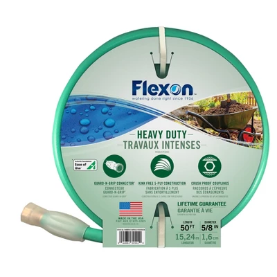 Flexon 5/8" Heavy Duty Garden Hoses 4 Flexon 5/8" Heavy Duty Garden Hoses - Image 4