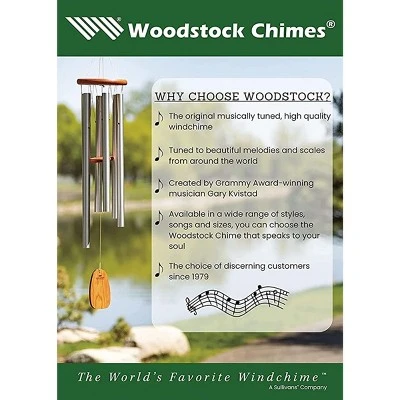 Woodstock Wind Chimes Encore® Collection, Chimes Of Saturn, 47'' Wind Chime 6 Woodstock Wind Chimes Encore® Collection, Chimes Of Saturn, 47'' Wind Chime - Image 6