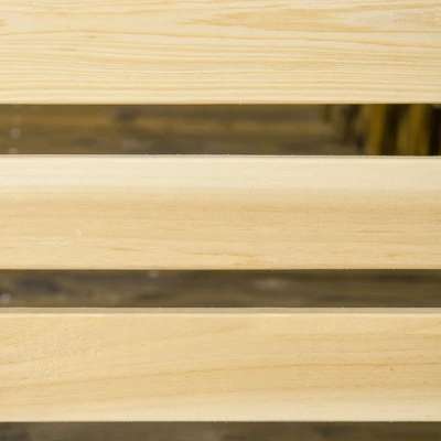 Outsunny 2-Seat Outdoor Swing Chair, Porch Swing With Stand And Side Tables, For Garden, Poolside, Backyard 4 Outsunny 2-Seat Outdoor Swing Chair, Porch Swing With Stand And Side Tables, For Garden, Poolside, Backyard - Image 4