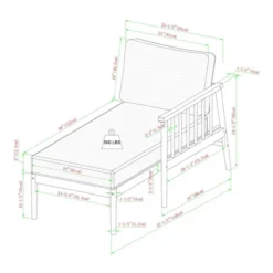 Saracina Home 4pc Modern Boho Eucalyptus Spindle Outdoor Sectional Set 15 Saracina Home 4pc Modern Boho Eucalyptus Spindle Outdoor Sectional Set -Garden Furniture Store GUEST 7cb4746b ff48 4e8b a789 30747e99823b