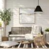 Wicker & Metal X Frame Patio Sofa - Gray - Threshold™ Designed With Studio McGee