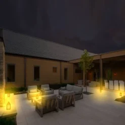 Solar Portable Hanging Outdoor Lantern Black - Techko Maid -Garden Furniture Store GUEST 7e4152e1 bbb4 4e5f aa63 317d44d5eaff