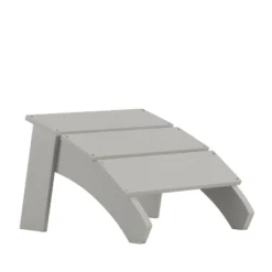 Merrick Lane Modern All-Weather Poly Resin Wood Adirondack Ottoman Foot Rest -Garden Furniture Store GUEST 7effa128 28bd 4607 a4a7 8b4cf5bb0dad